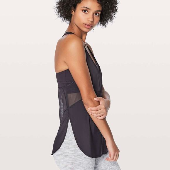 LULULEMON Twist Around Tank Top Boysenberry Purple 10 - Picture 2 of 11